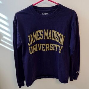 Champion Purple and gold Long Sleeve Tee